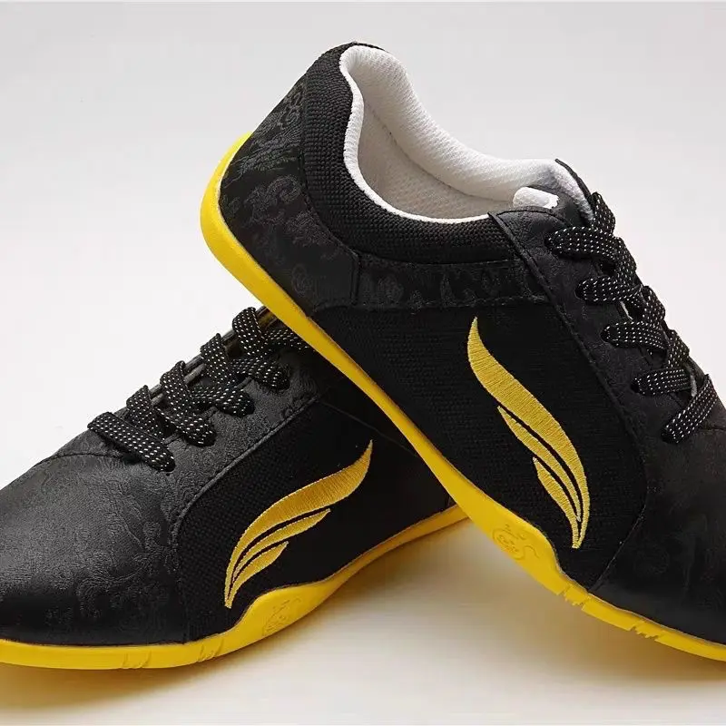 Classic Wushu Shoes Sneakers Canvas Wushu Shoes Men's Taekwondo Shoes Tai Chi Kung Fu Shoes Breathable Sneakers