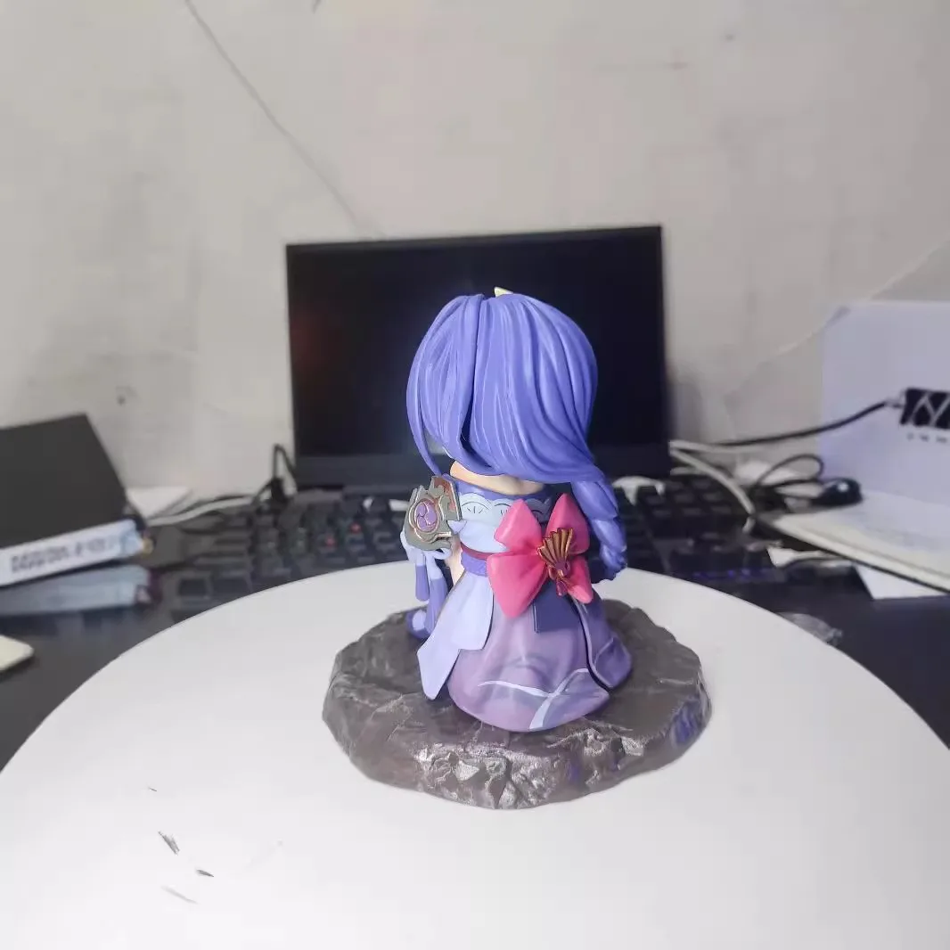 Raiden Shogun Genshin Impact Figure Q Version Anime Model Statue Desk Decor Cool Toy for Collection