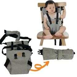 Ajustável bebê jantar cadeira cinto de segurança, Kids Feeding Safety Protection Guard, Car Seat Safety Harness, Stop Babies Slipping Falling