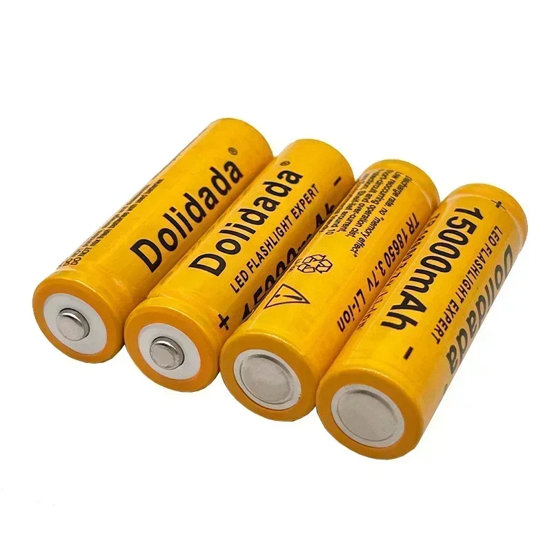 Dolidada-akumulator litowo-jonowy, 3,7 V, 15000 mAh, 18650, regenerowany, adequado para lanternas LED, produtos eletrônicos