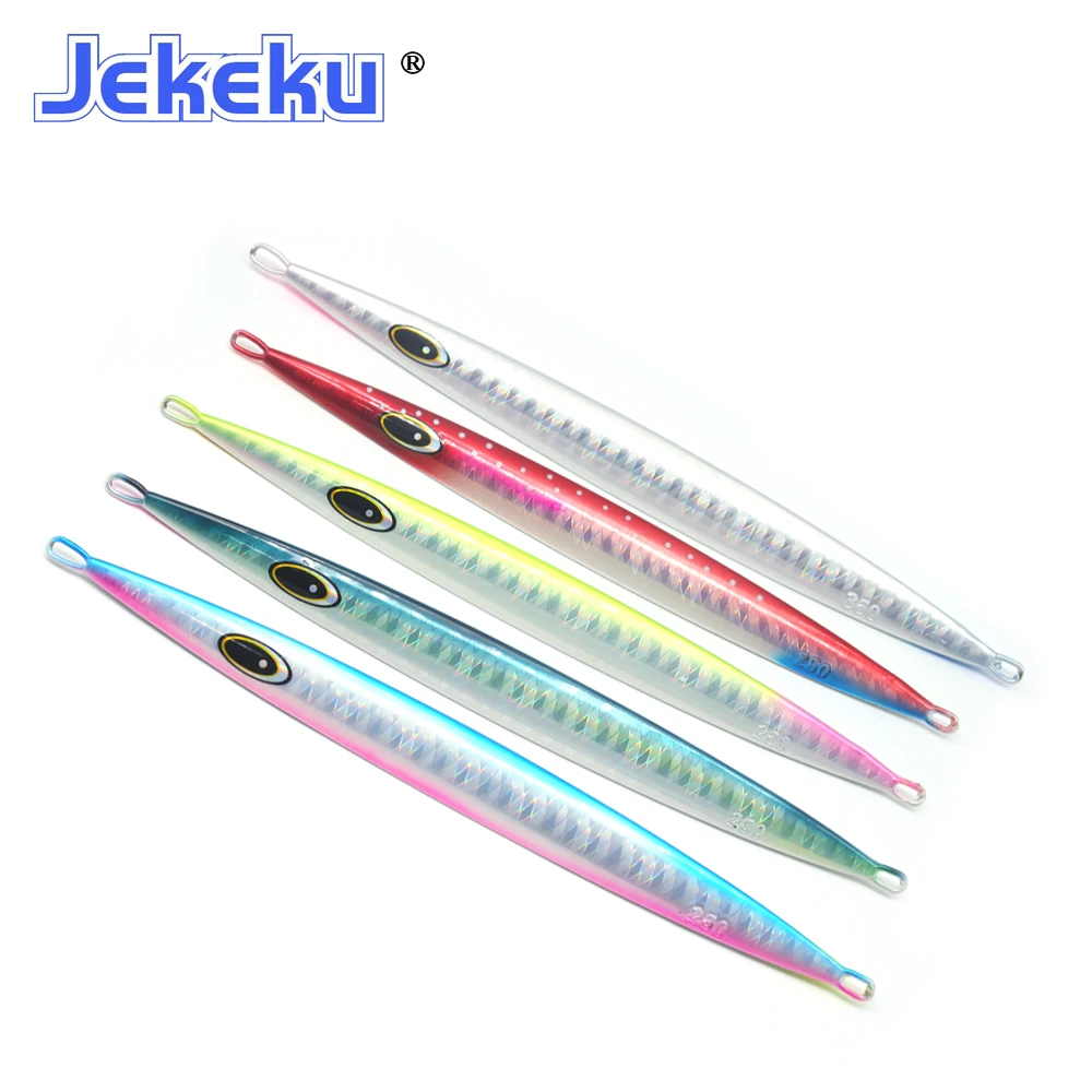 

JEKEKU NEW 1pc Artificial Fishing Bait Crack Glow Lure 250g 350g 500g 600g 750g Slow Jigging Metal Fishing Lure