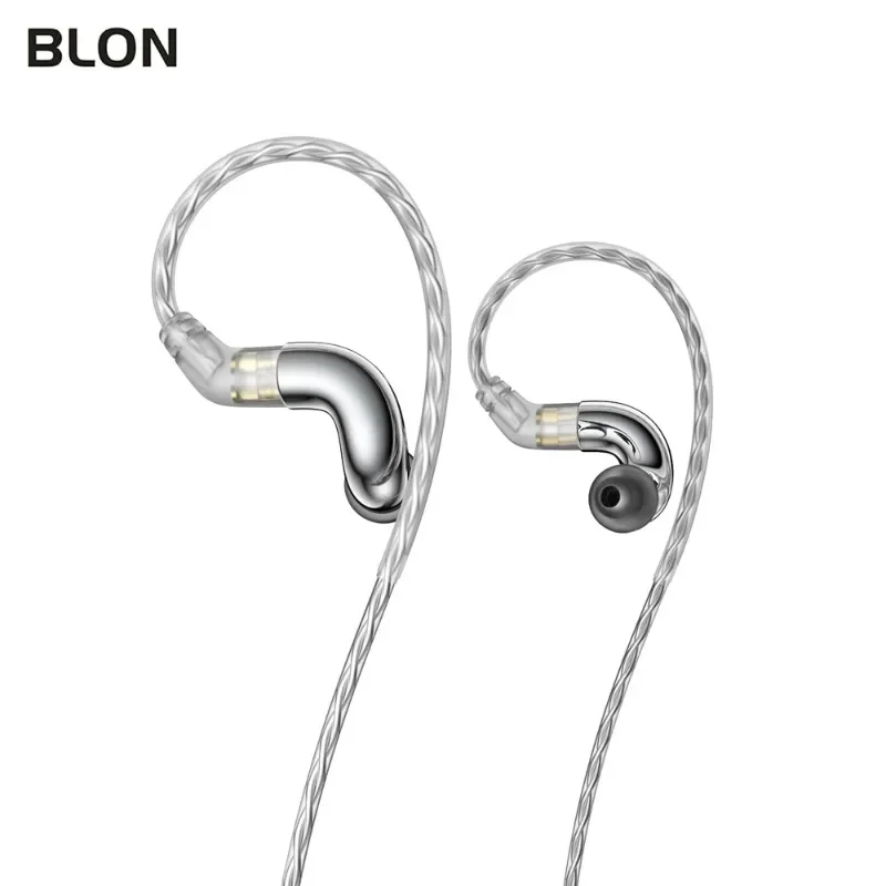 Audífonos Intrauditivos BLON BL-mini con Controlador Dinámico de 6 mm, HIFI, para DJ, Deportes, con Cable, 3.5 mm, con Conector de 2 Pines de 0.78
