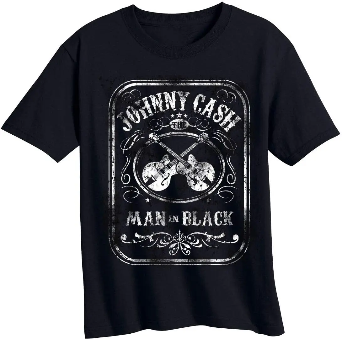 

Toddler Boys' Short-Sleeve The Man in Black T-Shirt (Black) Motorcycle