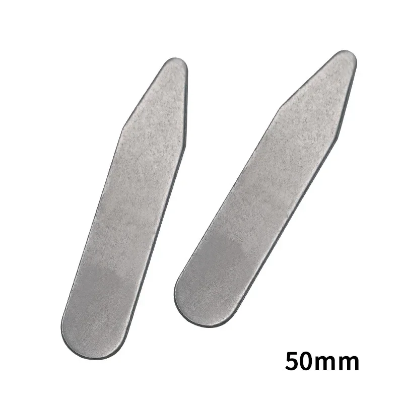 2025 Nuevos alfileres de cuello de acero inoxidable: refuerzos de cuello de camisa antioxidantes para hombres/mujeres, elementos esenciales de moda de otoño (paquete de 5)