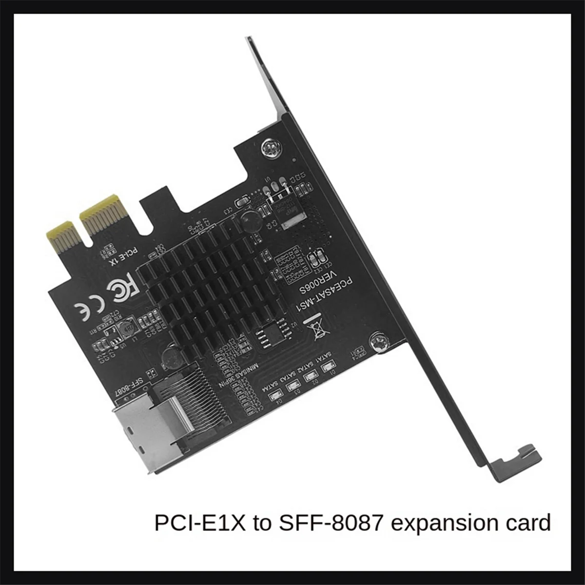 Efficiente scheda di espansione PCIe a SFF-8087 SATA3.0 Scheda adattatore HD 9215 36PIN