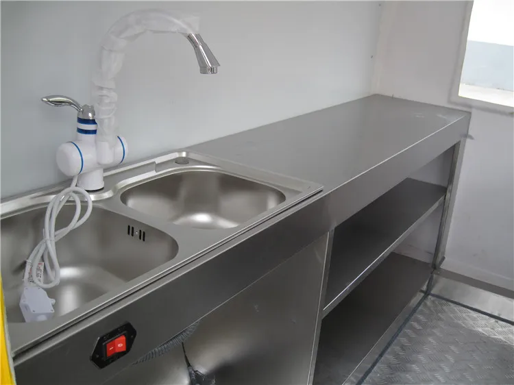 OEM mobilny szybki objazdowy bar ulica przekąska przyczepa Kiosk Van automat do kawy koszyk na sprzedaż z kołami