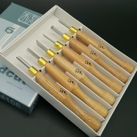 4/6PCS Professional Wood Carving Tool 1# Set Knife Cutter Kit Engraving Case Wood Carving Chisels Knife DIY Tools