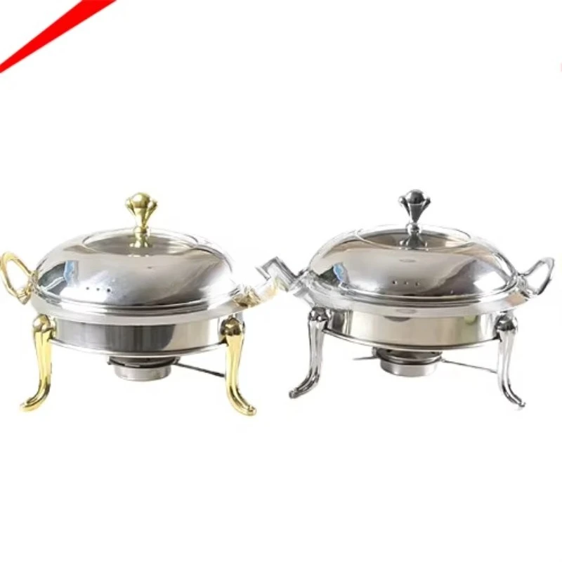 

Stainless steel hot pot buffet with high-end finished party warmers