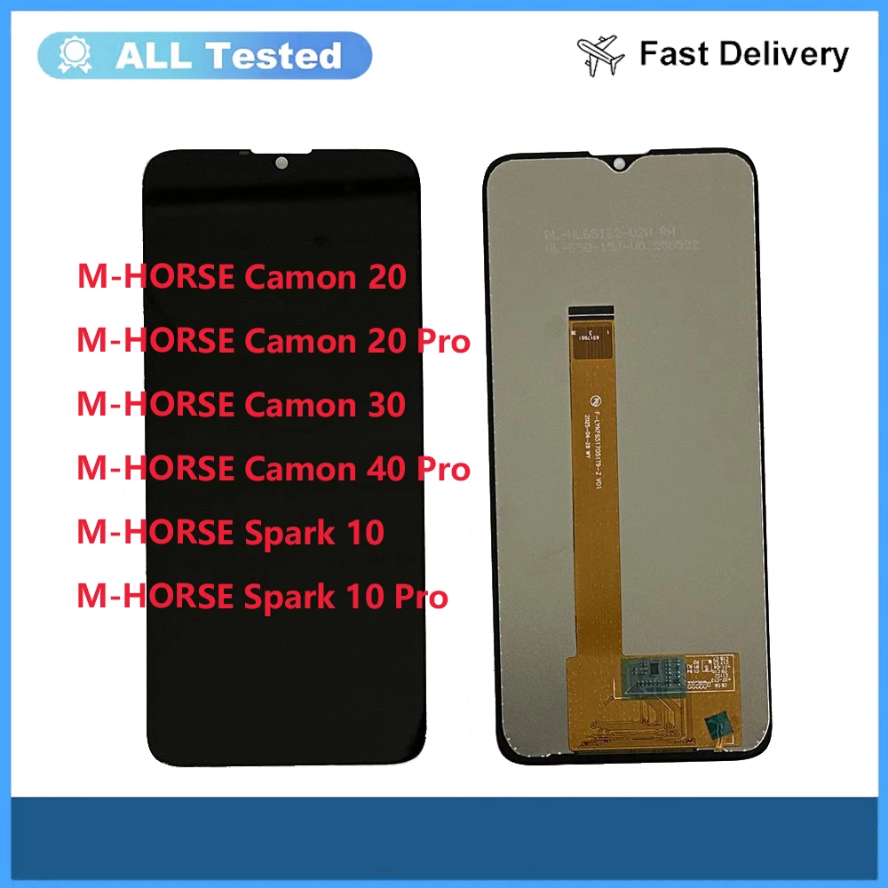 Original Display For M horse Camon 20 20 Pro 30 40 Pro Spark 10 Spark 10 Pro LCD Display Screen Digitizer Assembly Replacement