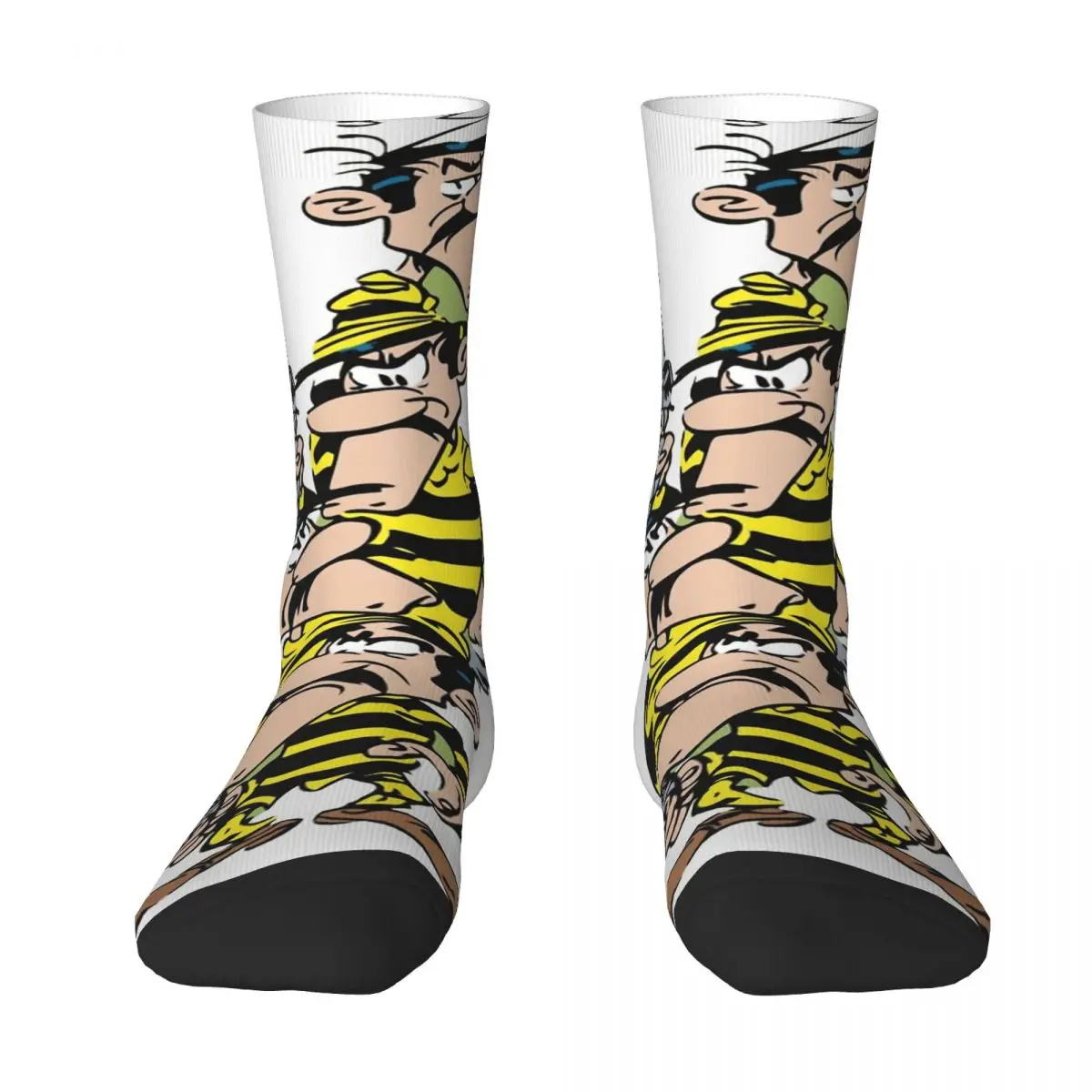 Dalton Brothers Wild West Lucky Luke Unisex Winter Socks Cycling Happy Socks Street Style Crazy Sock