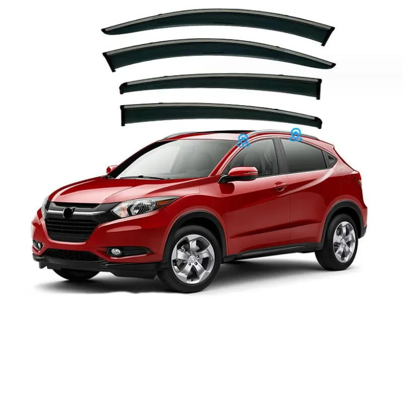 

Weather Shield Side Window Deflector Visor Car Rain Guard Visor Car Accessories For Honda HR-V 2014 2015 2016 2017 2018-2024
