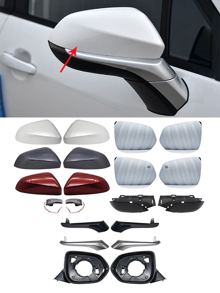 

For Changan CS15 2019 2020 2021 CS35 Plus 2018 2019 2020 Mirror Turn Signal Light Lamp Lens Rearview Mirror Frame Bottom Cover