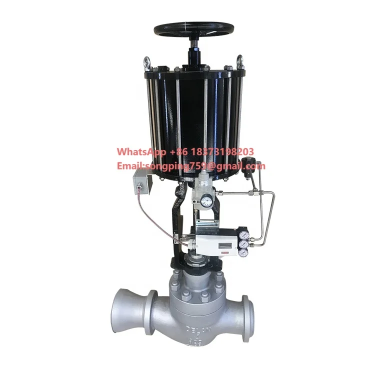 

Высокотемпературный пневматический поршневой регулирующий клапан для базовых сред