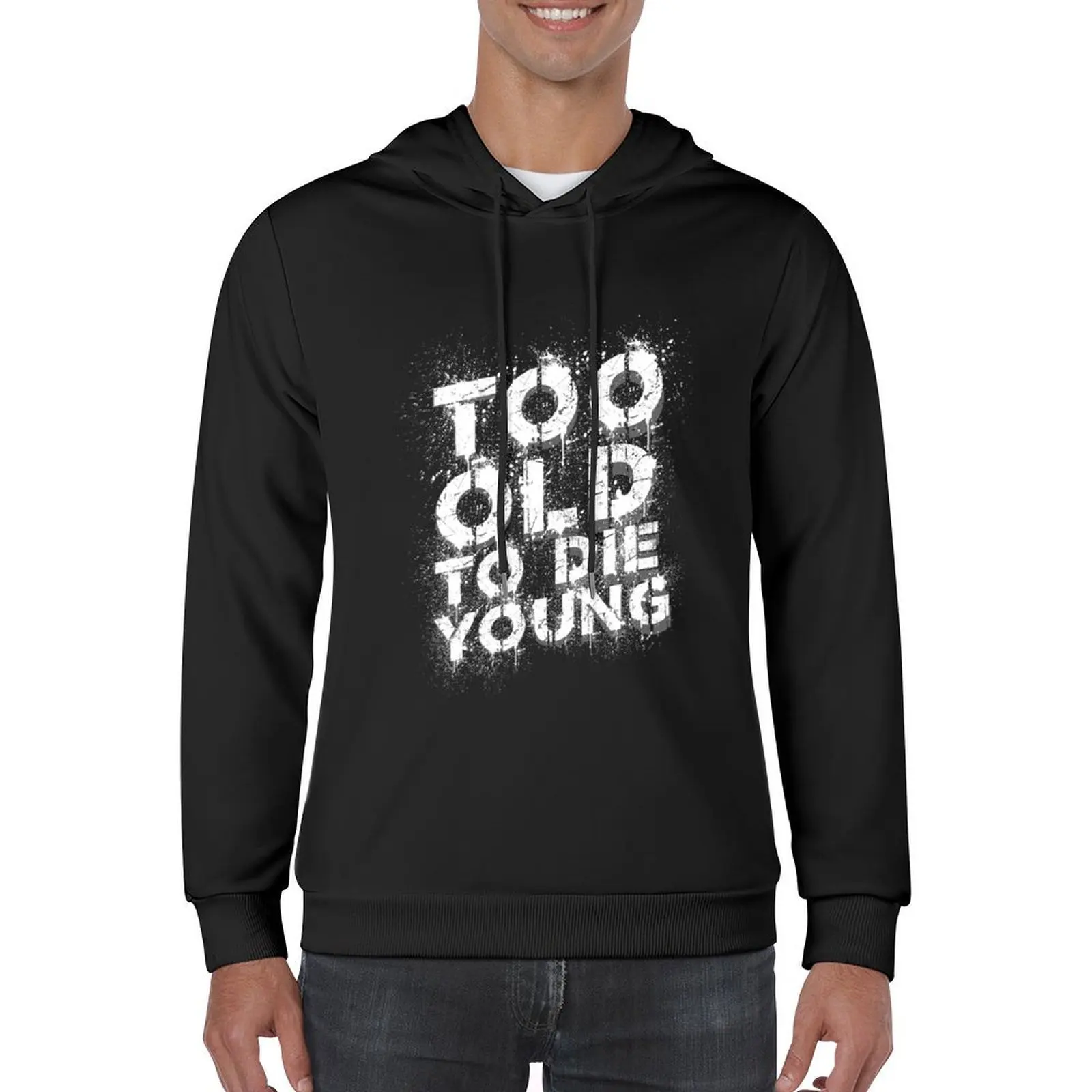 قديم جدًا لموت الشباب، قديم جدًا إلى الشباب هوديي الخريف منتجات جديدة للرجال قميص العرق ملابس الرجال هوديي للرجال #5