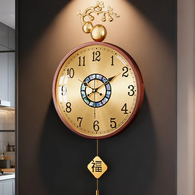 Aesthetic Round Wall Clocks Luxury Digital Living Room Interior Modern Clock Wall Silent Design Reloj De Pared Home Decoration