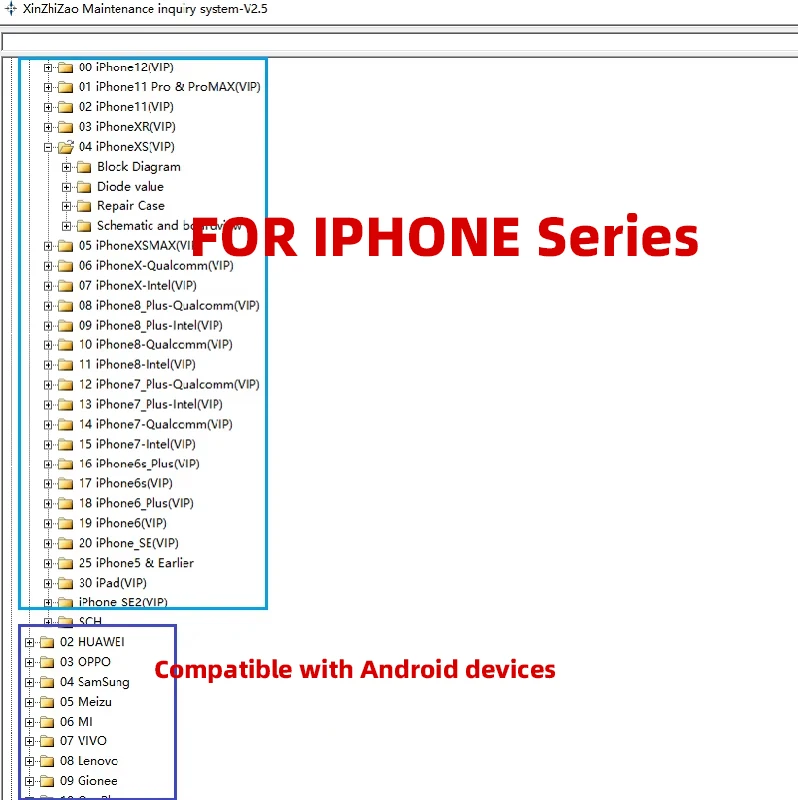XinZhiZao XZZ Internationales Online-Dongle-Schaltplan- und Boardview-Bitmap-Zeichnungsprogramm für Handy-, iPad- und MacBook-Reparatursoftware – Detail 6