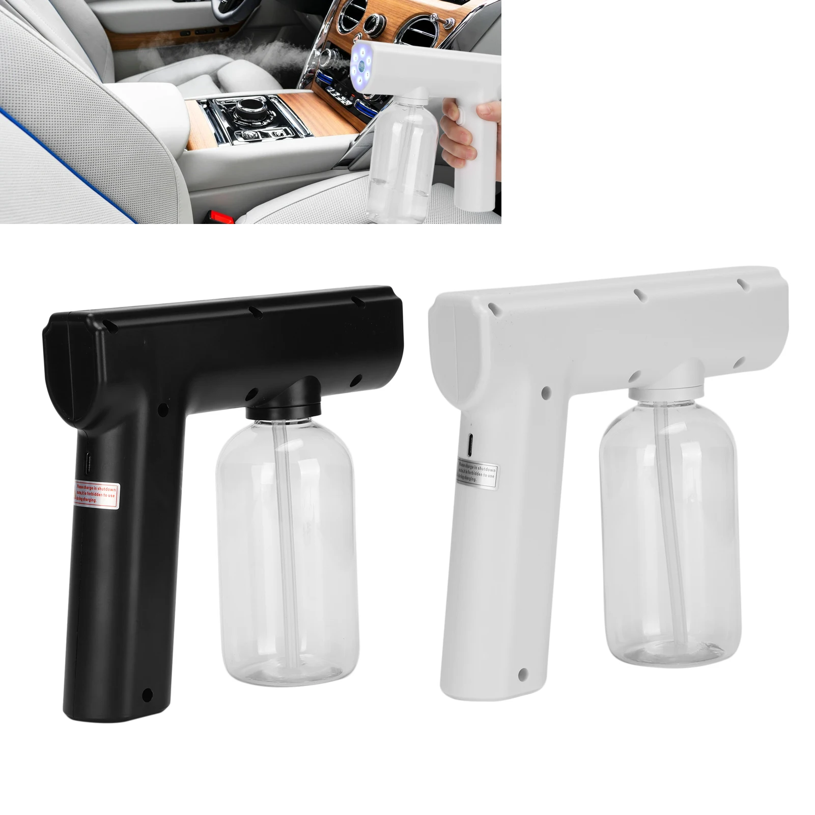 

Electric Nanometer Atomizer Portable Nanometer Mist Sprayer Gun Multifunctional Electric Fogger Wireless Cleaning Sprayer