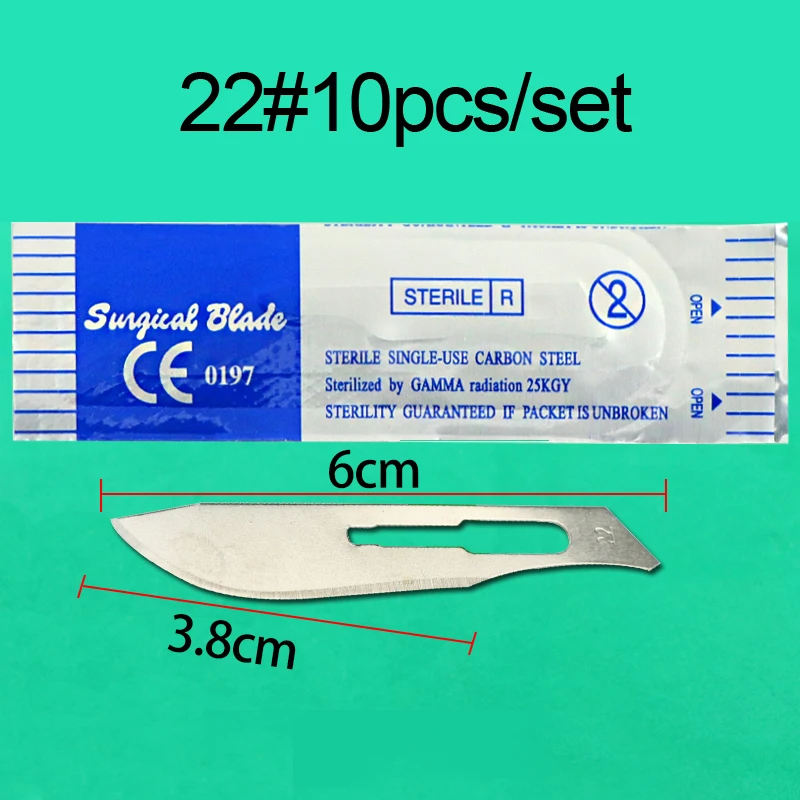 100Pcs/box Dental Surgical Scalpel Sterilized Blades Scalpel Blades For Dental medical Dental medical Surgical Scalpel Blades