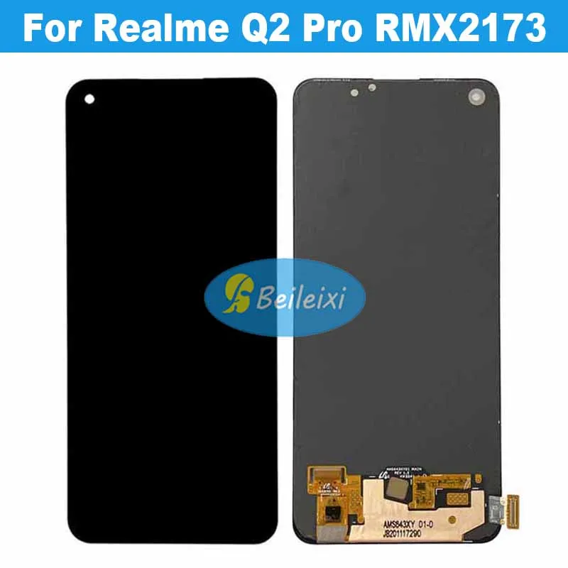 Pantalla LCD táctil para móvil, montaje de digitalizador para Realme Q2 Pro 5G RMX2173, piezas de repuesto