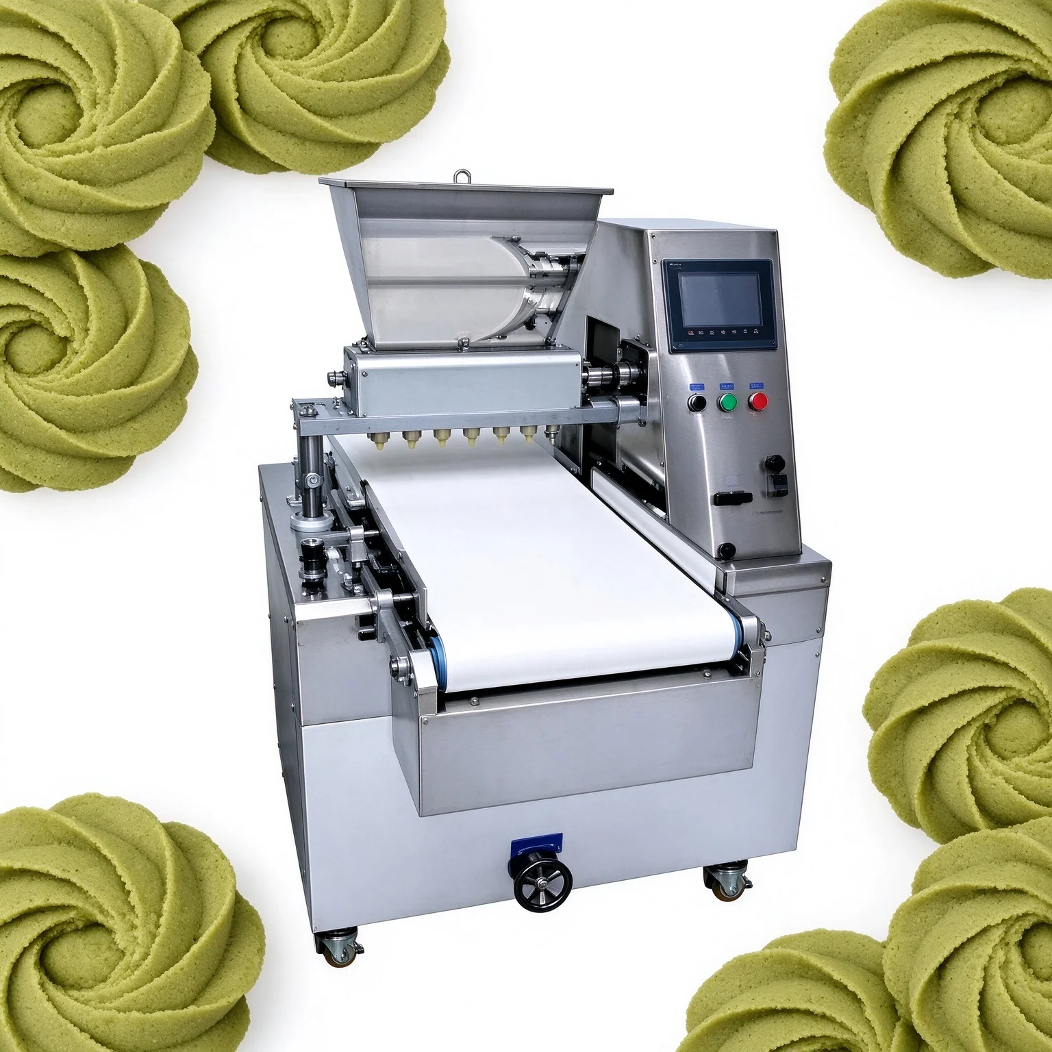 Biscuit Forming Machine 220V 380V Switchable Voltage for Small Business Cookie Forming Unit