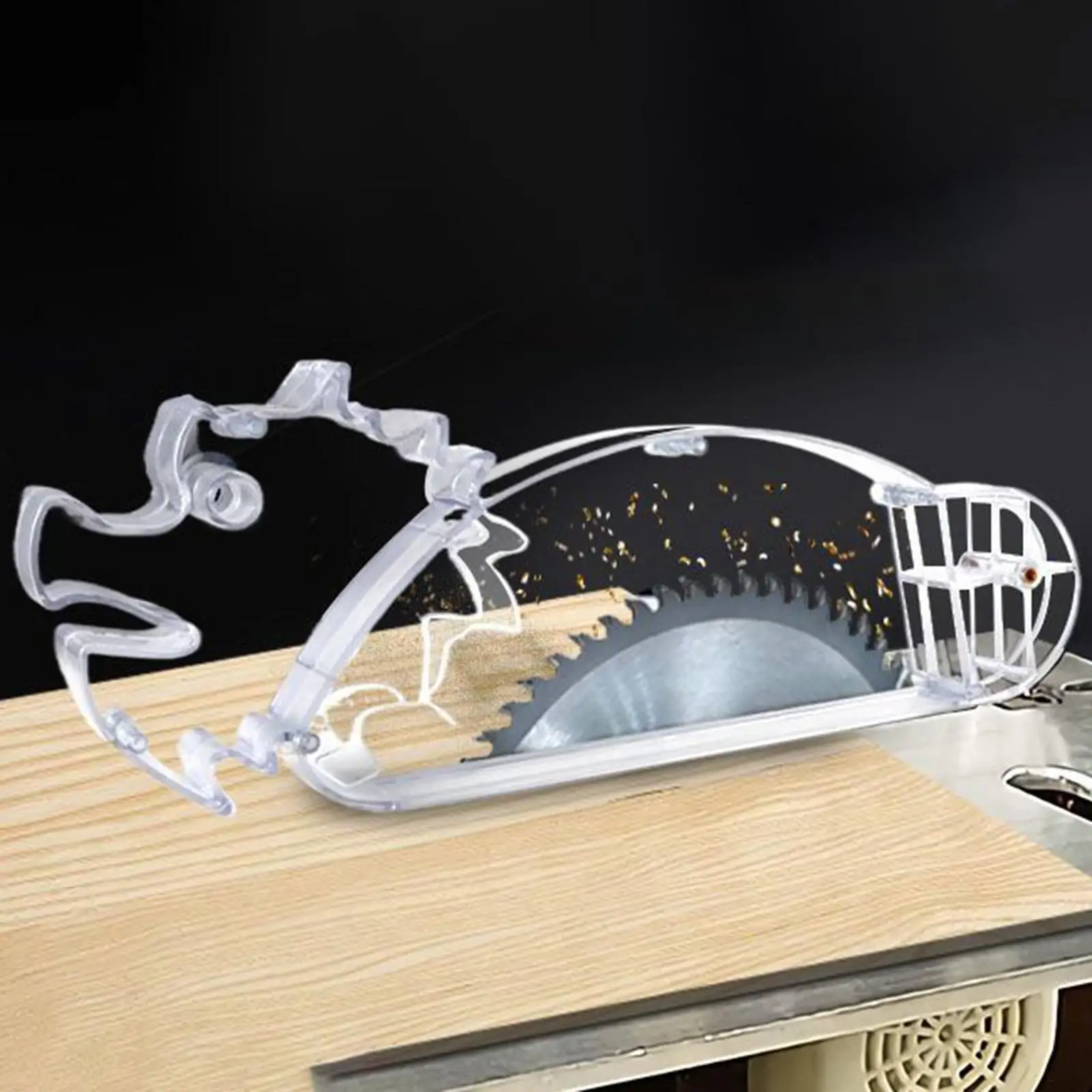 Защитный чехол для настольной пилы, универсальный, прозрачный, легкий, пылезащитный