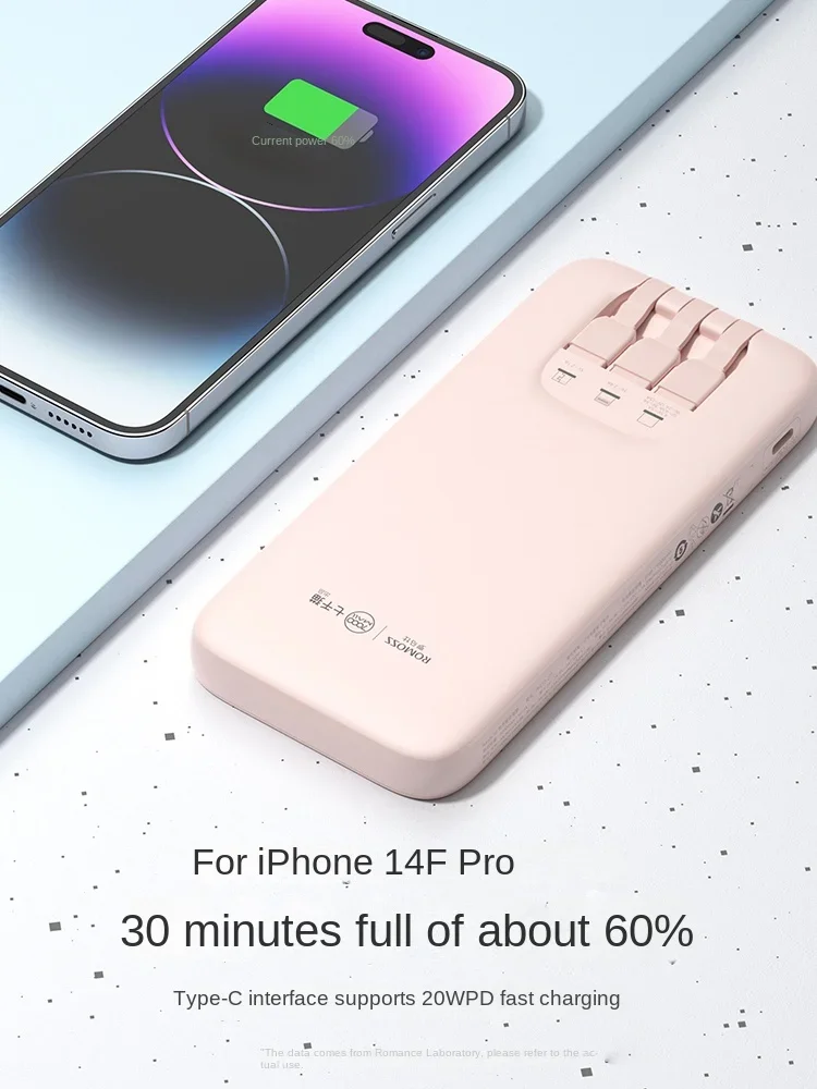 2.5W Power Bank 10000mAh Portable Charger PowerBank Fast Charging External Battery For iPhone16 15 14 Xiaomi poweer bank