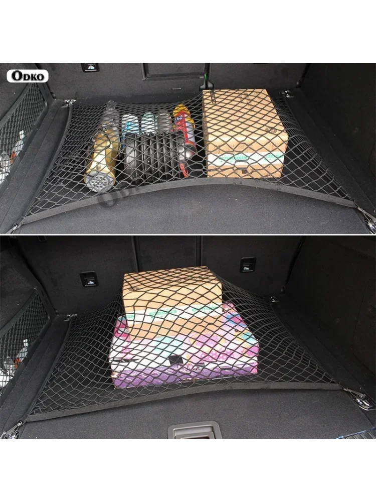 Für Porsche Cayenne Macan Auto-Pflege Kofferraum-Gepäckaufbewahrung Cargo-Organizer Nylon Elastisches Netz