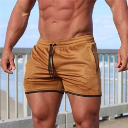 2024 New summer Men Sporting Beaching Shorts Fashion Bodybuilding Sweatpants Fitness Short Jogger Casual Gyms Men Shorts