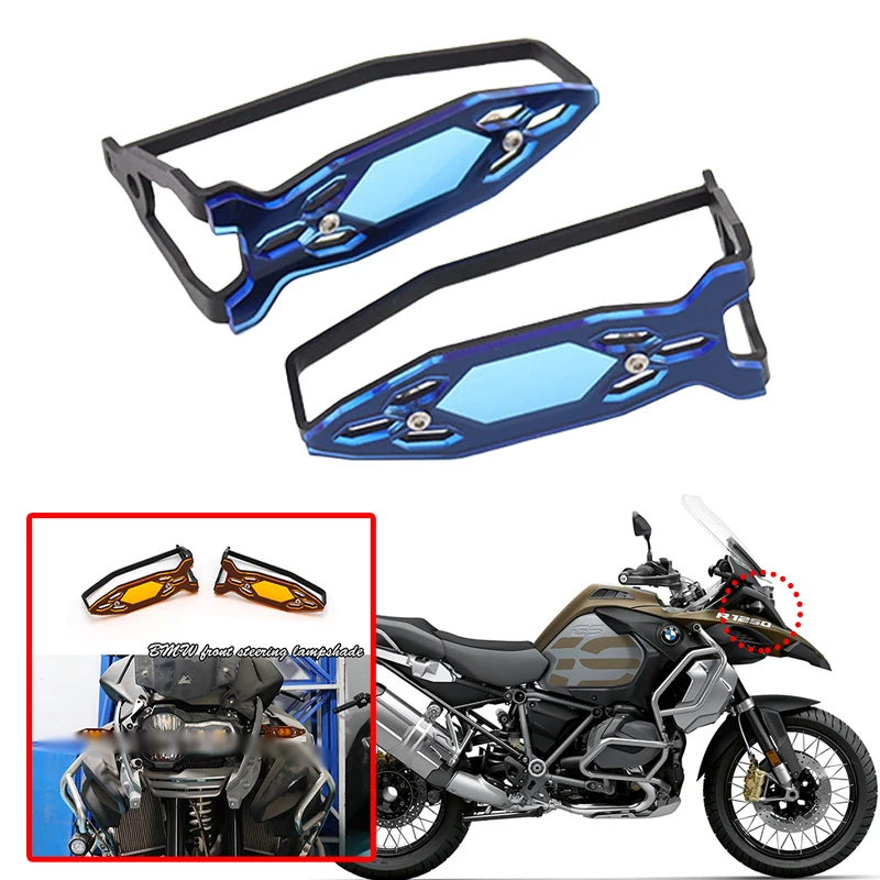 

Motorcycle Refit Parts Front&Rear Turn Signal Grille Protector Cover For BMW F750GS F850GS 1200GS 1250GS Universal Accessories