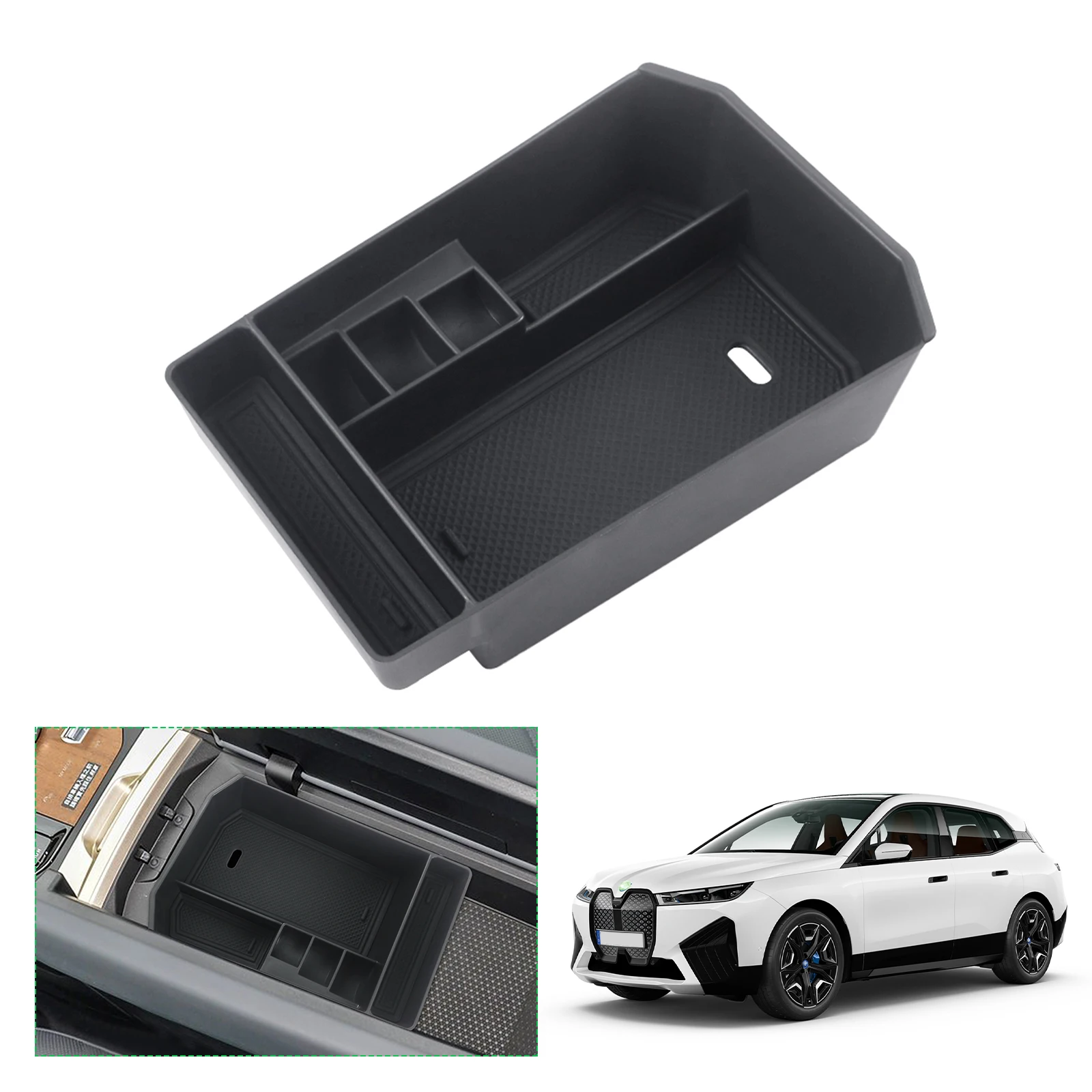 RUIYA for BMW iX I20 Elektro EV 2022 2023 2024 Car Armrest Box Storage Central Control Container Auto BMW iX Accessories 2024