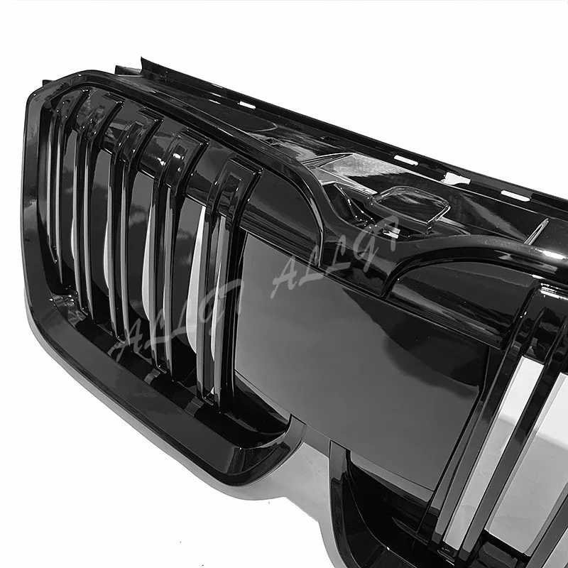 جديد المصد الأمامي بار الكلى مصبغة خط مزدوج LCI شواء لسيارات BMW X1 U11 U12 xDrive18d 28i 23d M35i Sport 2022 2023 +