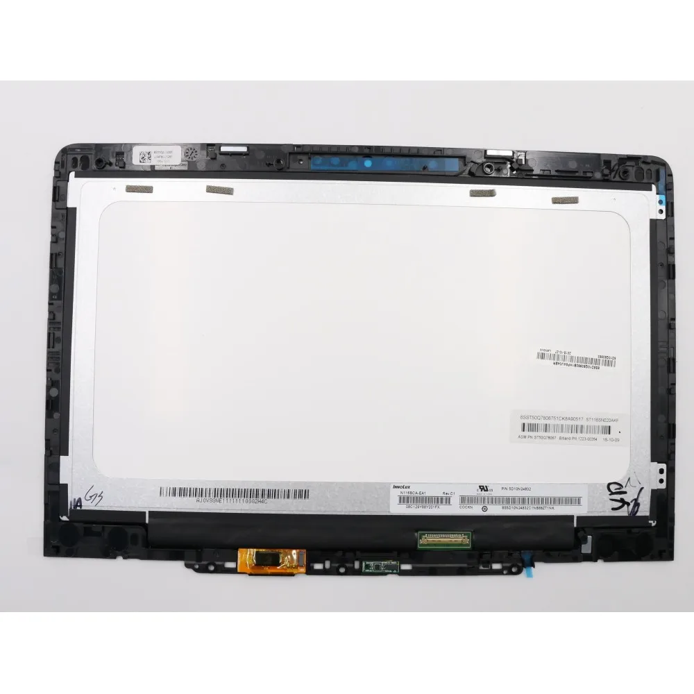 300e Chromebook LCD screen N116BCA-EA1 For Lenovo 300e Chromebook Laptop 5D10Q93993 11.6”HD 1366 *768 Touch 30pin 100% Test OK