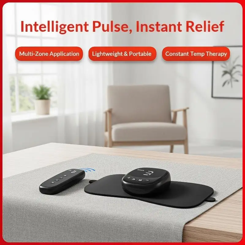 New Portable Smart Cervical Massager Pulse Mini Shoulder Massage Sticker for Neck Discomfort Relief During Long Flights