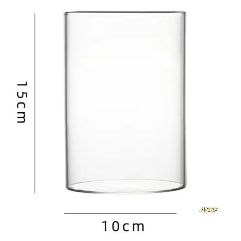 Mini Desktop Glas Aquarium Aquarium mit farbigem Kristall LED Licht Desktop Ornamente High-End Zierlampe