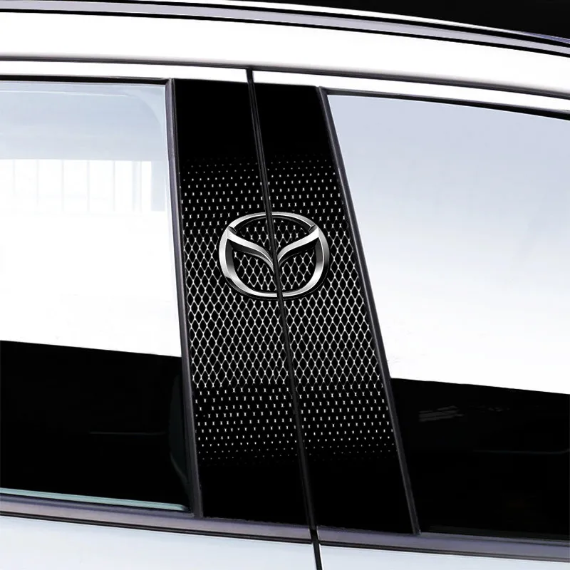 PET Car Window Pillar Mouldings Trim Cover For Mazda CX-3 CX-4 CX-5 Atenza BT-50 MX-3 MX-5 Mazda 2 Mazda 6 Car Styling - Image 3