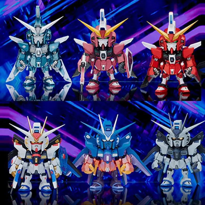 Authentic Bandai Mech Series Blind Box Freedom Series Action Figure Model Collectible Desktop Ornament Gift  Gifts For Fans