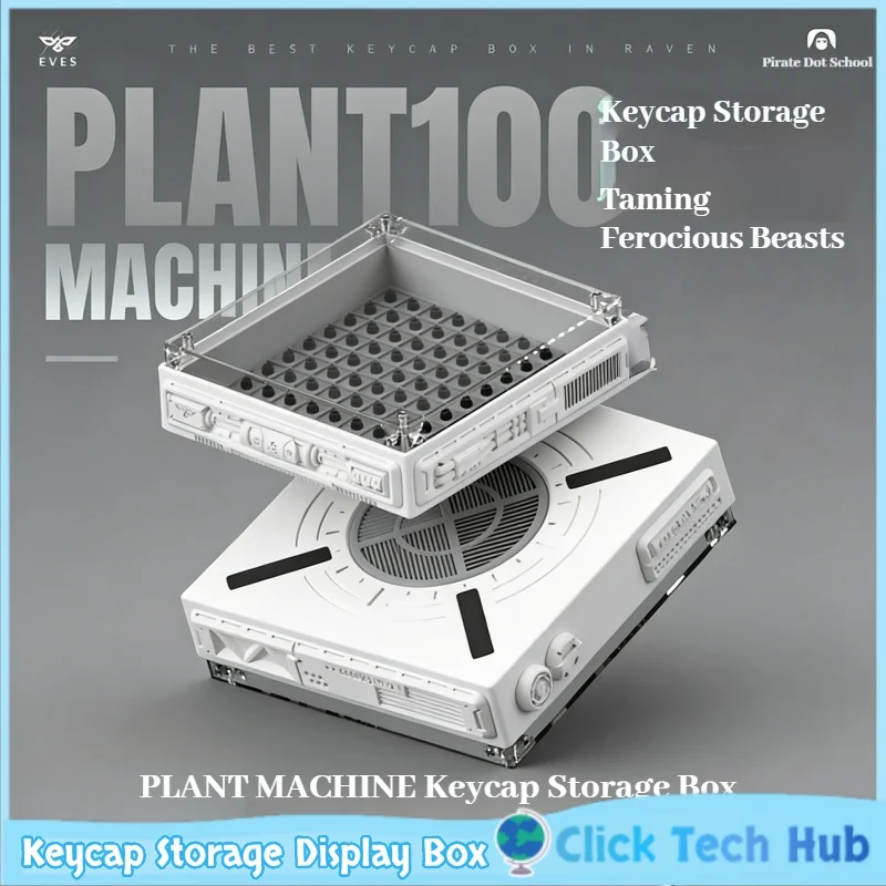 Plant100v2 Keycap Hibernation Compartment Storage Display Box 3d Print Dustproof Table Decoration Customized Game Accessories