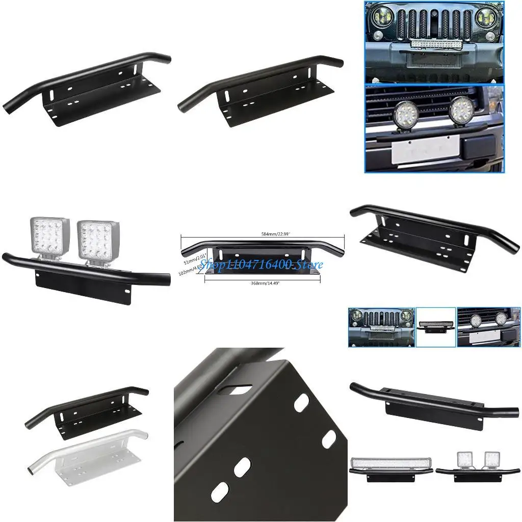 

y1gd Aluminum Off Road SUV Car Trailer Truck License Plate Light Bracket Holder Mount