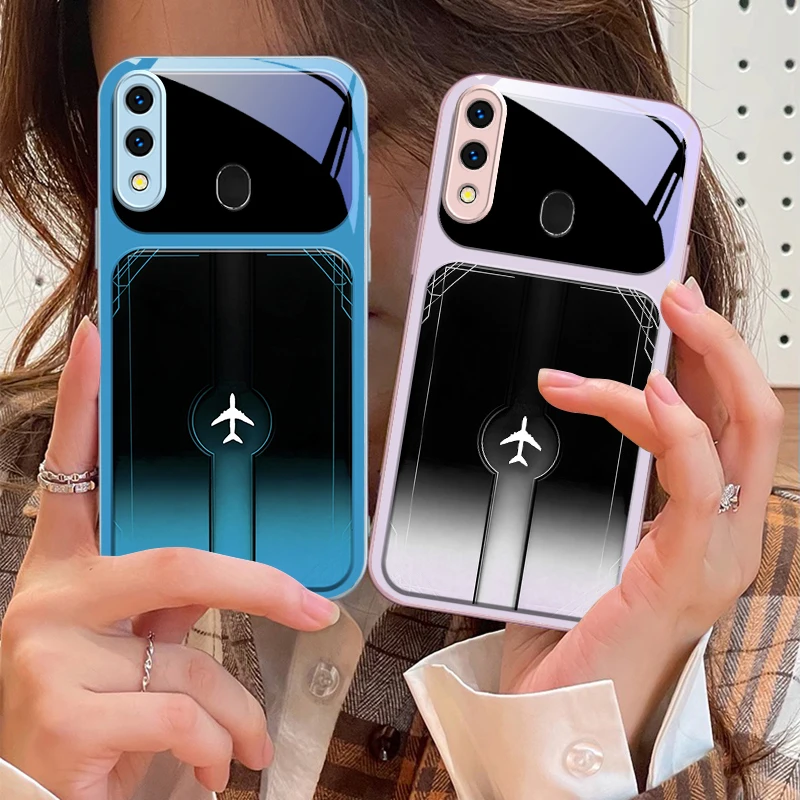 

minimalist tech vibe For Samsung A73 72 71 A70 56 55 54 A53 52 51 50 42 A35 A34 33 32 31 26 25 24 23 22 30 glass phone case