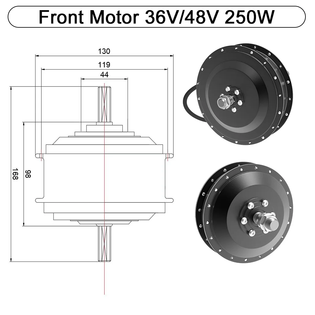 250ワット500ワット2000ワット電動自転車ハブモーター36v 48 12v