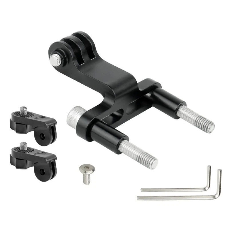 Bicycle Flashlight Holder Aluminium-Alloy Bike Headlight Bracket Bike Front Light Bracket for Mountain Bike, Road Bike view 5