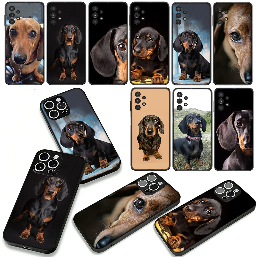 Capa para Motorola Moto – Dachshund Cão Estilizada