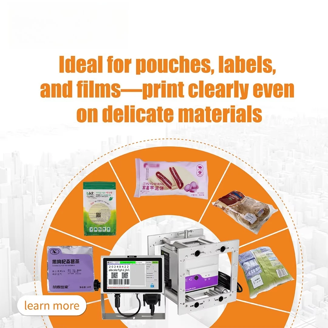 TTO R4000 OEM/ODM Industrial Thermal Transfer Printer Label Date Encoding Machine Food Packaging Film Overprinting Machine
