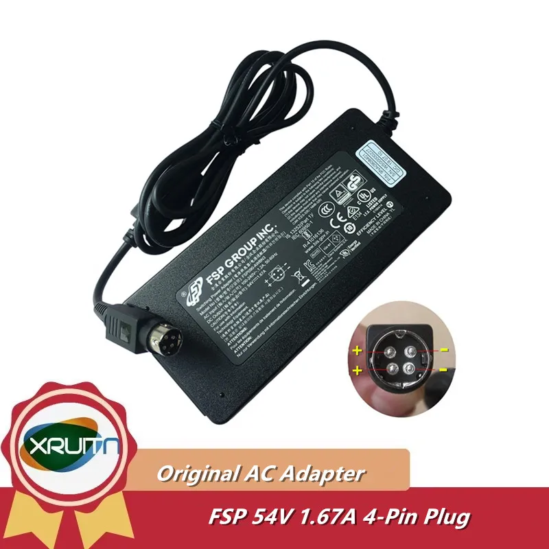 

Genuine FSP FSP090-AWBN3 Switcing Power Adapter 54V 1.67A 90W 4-pin Plug Charger For Cisco Power Supply