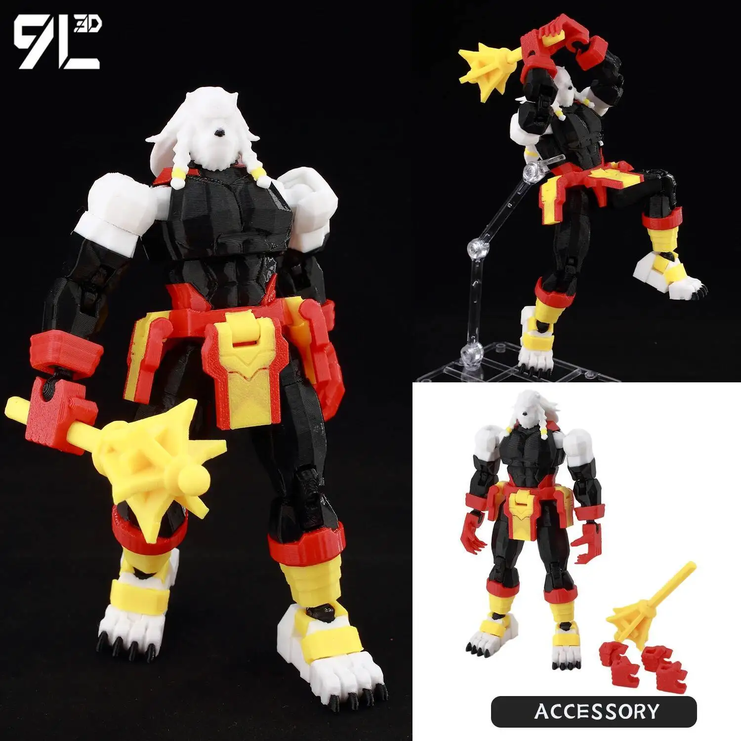 9L3D Gedrukt Superhelden Invincible 2.0 Anime Multi-Jointed Shapeshift Speelgoed Actiefiguren Mannequin Model Ornamenten Geschenken