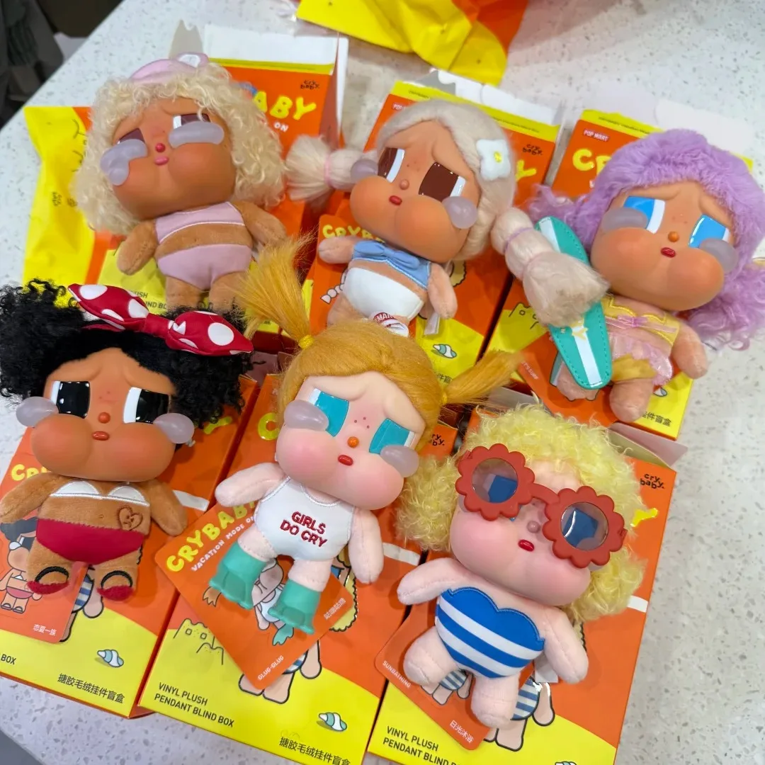 POP MART Crybaby Vacation Mode On Series Винил и слепая коробка — набор для серфинга и приключений