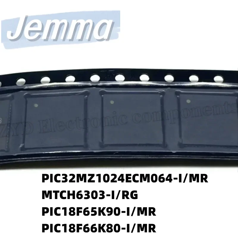 1PCS  QFN64-PIC32MZ1024ECM064-I/MR MTCH6303-I/RG PIC18F65K90-I/MR PIC18F66K80-I/MR