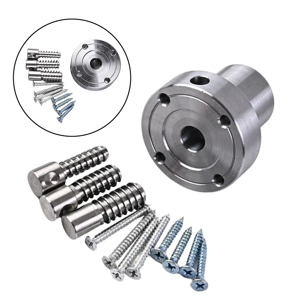 2 Inch Wood Screw Faceplate For Wood Lathe Projects With Secure Mounting Holes And High Accuracy Fit For Bowl Turning