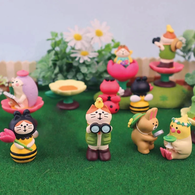 I Miniature Resin Figurines Statue-Cute Frog Sculpture For Outdoor Fairy Garden And Desk Decor Adorable Figurine Statue Durable image 4