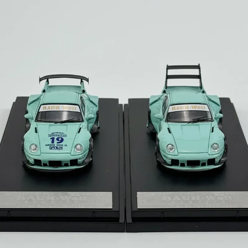 SW 1/64 Porsche RWB 993 # 19 Alloy Toy Motor Vehicle Diecast Metal Model Gifts